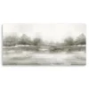 Canvas Art-Kirkland's Home Beautiful Journey Canvas Art Print, 60X30 In. Gray/White