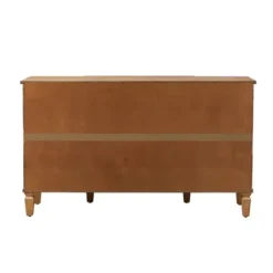 Cabinets & Sideboards-Kirkland's Home Becky Acorn Wood 4-Door Sideboard Brown