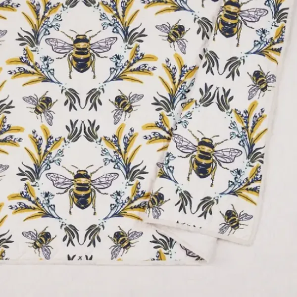 Quilts-Kirkland's Home Bee You 2-Pc. Twin Bedding Quilt Set White/Yellow/Black