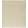 Blankets & Throws-Kirkland's Home Beige And White Stripes Cotton Throw Tan
