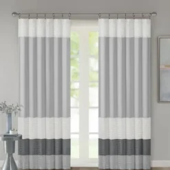 Curtains & Drapes-Kirkland's Home Beige Blackout Curtains, 84 In. Tan