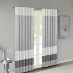 Curtains & Drapes-Kirkland's Home Beige Blackout Curtains, 84 In. Tan