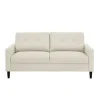 Sofas & Loveseats-Kirkland's Home Beige Button Tufted Sofa Ivory