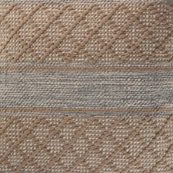 Pillows-Kirkland's Home Beige Criss Cross Accent Pillow Brown