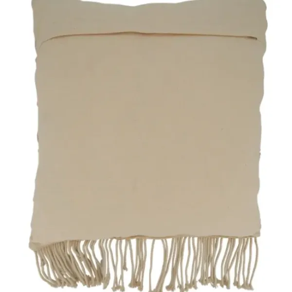 Blankets & Throws-Kirkland's Home Beige Macrame Design Throw Pillow Tan