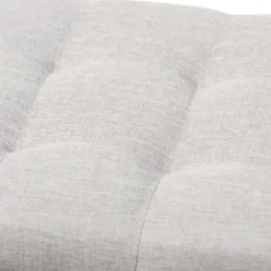 Benches & Ottomans-Kirkland's Home Beige Tufted Contemporary Storage Bench Tan/Gray