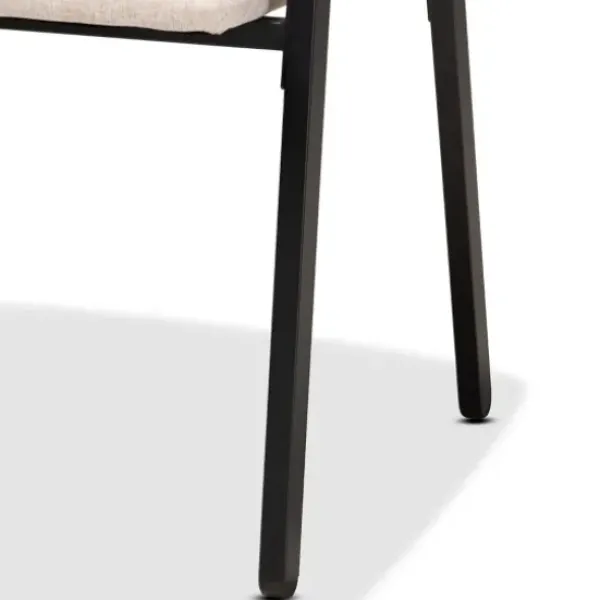 Dining Tables-Kirkland's Home Beige Upholstered Metal Frame 5-Pc. Dining Set Tan