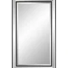 Decorative Mirrors-Kirkland's Home Beveled Rectangular Wall Mirror Black