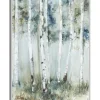 Framed Art-Kirkland's Home Birch Blue Forest Framed Canvas Art Print White/Blue/Green