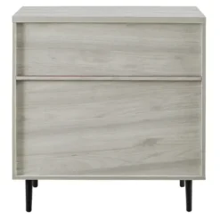 Cabinets & Sideboards-Kirkland's Home Birch Color Pop Geometric Cabinet Tan