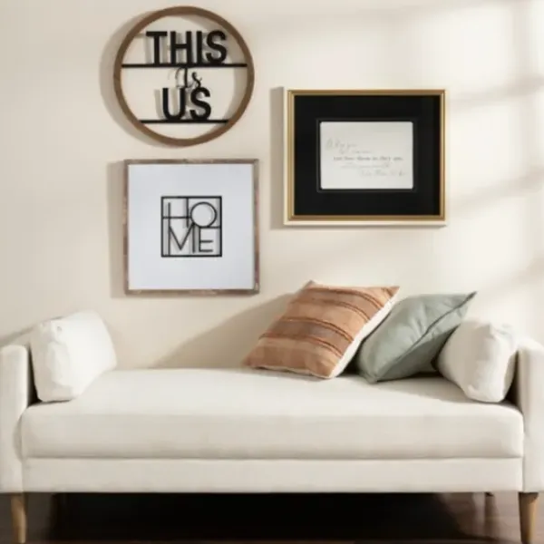 Sofas & Loveseats-Kirkland's Home Birch Wood Chaise Lounge Ivory