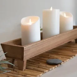 Decorative Trays-Kirkland's Home Birch Wood 3-Tiered Tray Tan