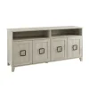 Tv Stands & Media Consoles-Kirkland's Home Birch Wooden Door Modern Tv Stand Ivory