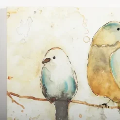 Canvas Art-Kirkland's Home Birds On Wire Canvas Art Print Tan/Multi
