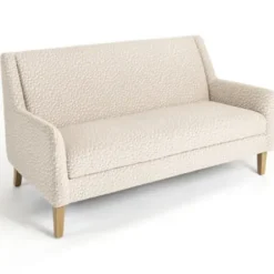 Sofas & Loveseats-Kirkland's Home Bisbee Sand Dotted Loveseat Tan