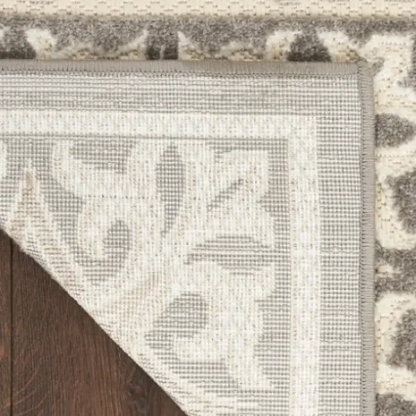 Outdoor Rugs-Kirkland's Home Black & Gray Diamond Stripe Outdoor Area Rug, 4X6 Black/Gray