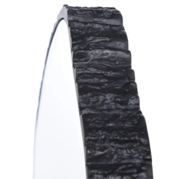 Decorative Mirrors-Kirkland's Home Black Amorphous Shaped Wall Mirror