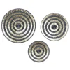 Wall Plaques-Kirkland's Home Black And Gold Concentric Wall Plates, Set Of 3 Black/Gold