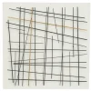 Wall Plaques-Kirkland's Home Black And Gold Iron Abstract Lines Plaque White/Gold/Black