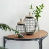 Decorative Trays-Kirkland's Home Black And Ivory Mosaic Capiz Shell Tray Black/Ivory