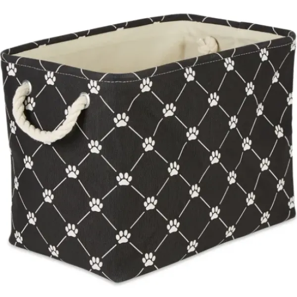 Baskets & Boxes-Kirkland's Home Black And Natural Rattan Woven Baskets, Set Of 2 Tan/Black