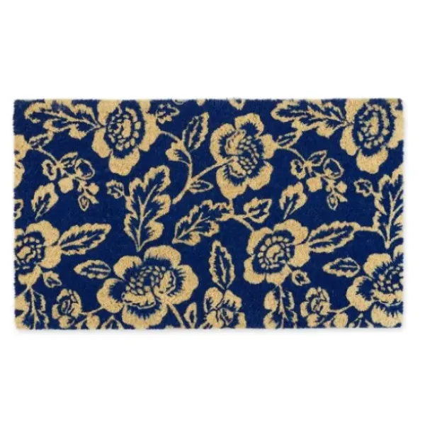 Doormats-Kirkland's Home Black And Tan Angled Welcome Doormat Black/Tan