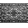 Doormats-Kirkland's Home Black And White Buffalo Check Welcome Doormat Black/White
