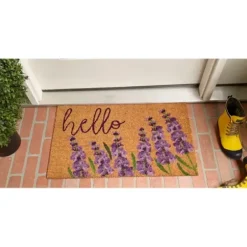 Doormats-Kirkland's Home Black And White Buffalo Check Doormat Black/White/Tan