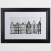 Framed Art-Kirkland's Home Black And White Houses Framed Art Print Black/White