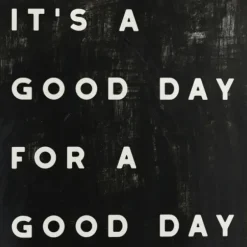 Wall Quotes & Signs-Kirkland's Home Black And White It'S A Good Day Canvas Art Print Black/White