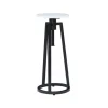 Accent & End Tables-Kirkland's Home Black And White Marble Adjustable Drink Table Black/White