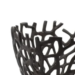 Decorative Bowls & Jars-Kirkland's Home Black And White Wooden Base Bowls, Set Of 3