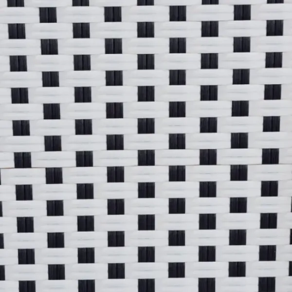 Dining Chairs-Kirkland's Home Black And White Woven Dining Chairs, Set Of 2 White/Black