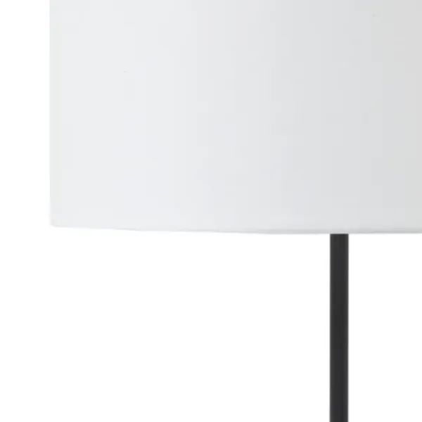 Floor Lamps-Kirkland's Home Black Asymmetrical Metal Floor Lamp White