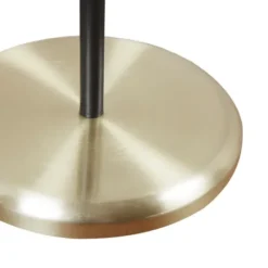 Floor Lamps-Kirkland's Home Black Asymmetrical Metal Floor Lamp White