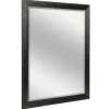 Framed Mirrors-Kirkland's Home Black Beaded Frame Beveled Vanity Wall Mirror