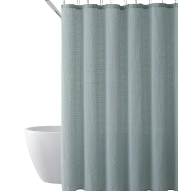 Shower Curtains-Kirkland's Home Black Buffalo Check Shower Curtain Black/White