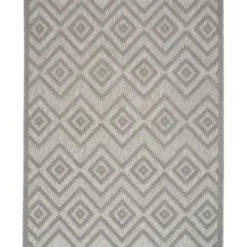 Outdoor Rugs-Kirkland's Home Black Cabana Stripe Indoor/Outdoor Runner, 2X8 Black/White