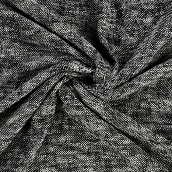 Blankets & Throws-Kirkland's Home Black Chambray Fringe Throw Black/White