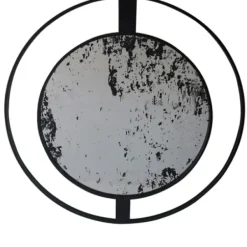 Framed Mirrors-Kirkland's Home Black Distressed Floating Frame Mirror
