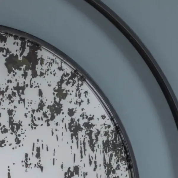 Framed Mirrors-Kirkland's Home Black Distressed Floating Frame Mirror