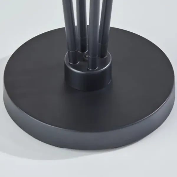 Floor Lamps-Kirkland's Home Black Enoki 4-Arm Asymmetrical Floor Lamp Black/Tan