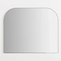 Framed Mirrors-Kirkland's Home Black Frame Linear Arch Wall Mirror
