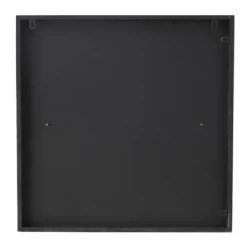 Wall Plaques-Kirkland's Home Black Frame Silver Abstract Lines Wall Plaque Black/Silver