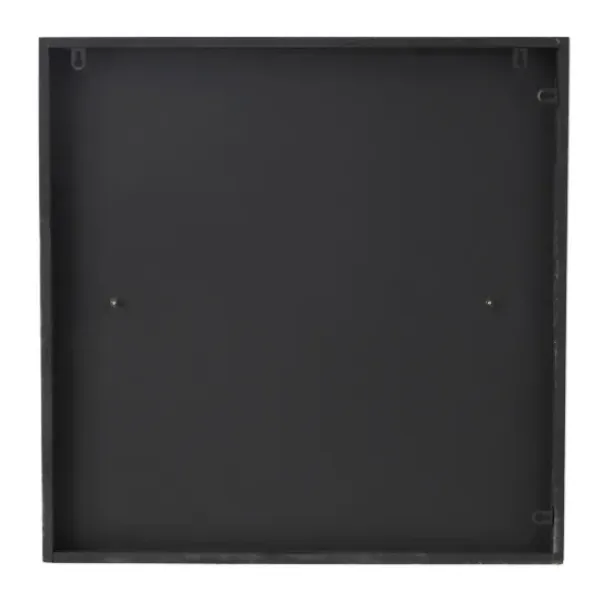 Wall Plaques-Kirkland's Home Black Frame Silver Abstract Lines Wall Plaque Black/Silver