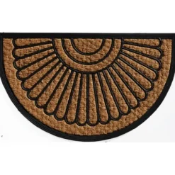 Doormats-Kirkland's Home Black Holly Merry Christmas Doormat Green/Black