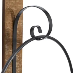 Sconces-Kirkland's Home Black Hoop Glass Sleeve Wall Sconce, 28 In.