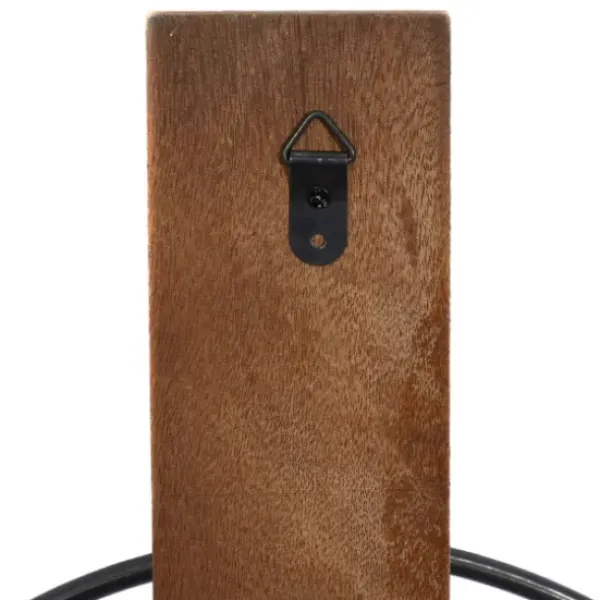 Sconces-Kirkland's Home Black Hoop Glass Sleeve Wall Sconce, 24 In.