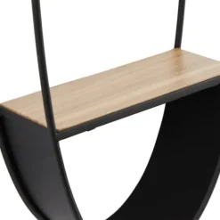 Shelves-Kirkland's Home Black Iron Oval Frame Wall Shelf