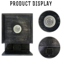 Shelves-Kirkland's Home Black Led Floating Shelf With Remote, 10 In.